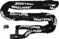 Vinz Olympus Lang Kettingslot / Fietsslot / Bootslot met Vaste Kop 8mm - 300cm