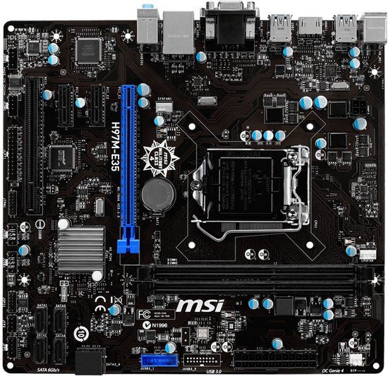 Remington MSI Moederbord - H97M-E35 MB MSI INT S1150 H97M-E35