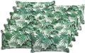 vidaXL Kussensloop 12 st houten bladpatroon 40 x 80 cm polyester