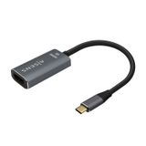 AISENS A109-0683 USB Type-C naar HDMI Adapterkabel 0,15 m Grijs