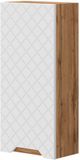 Vicco Lotta Badkamerkast – 20 x 72.6 cm Eiken/wit met tegelstructuur