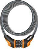 Onguard Kabelslot Coil Neon Combo 180 cm x 12 mm noir/orange