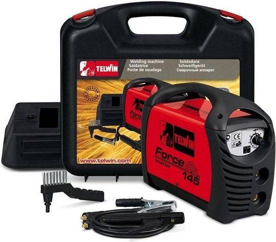 Telwin Force 145 MMA elektrode lasapparaat + Opbergkoffer