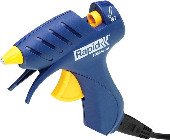 Rapid EGPoint - Klein lijmpistool - Draadloos - Met standaard - D7mm - Blauw