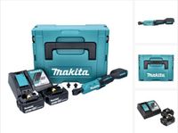 Makita DWR 180 RTJ accu-ratelsleutel 18 V 47,5 Nm 1/4" 3/8" + 2x accu 5,0 Ah + oplader + Makpac