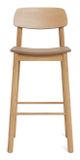 AC Design Giga Living Barkruk Utzon Hout Naturel Zithoogte 74cm Set van 2