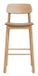 AC Design Giga Living Barkruk Utzon Hout Naturel Zithoogte 74cm Set van 2
