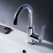 AM.PM Hit - Wastafelkraan met draaibare uitloop - Waterbesparend - Messing - Chroom