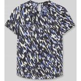 s.Oliver Blouse lichtbeige / marine / royal blue/koningsblauw / zwart