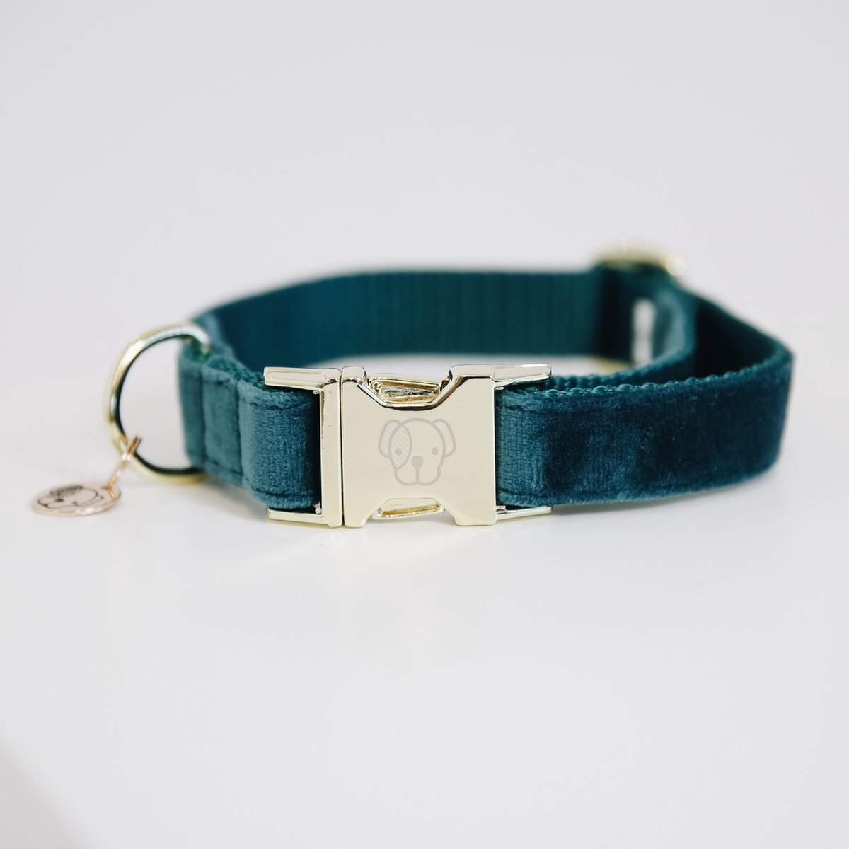 Kentucky Dogwear Hondenhalsband Velvet - Emerald S 28-40cm