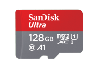 Sandisk Ultra MicroSDXC 128 GB 100 MB/s UHS-I + SD-adapter