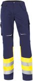 KÜBLER PSA REFLECTIQ 22088340 Werkbroek Heren Geel/Donkerblauw - Maat 62