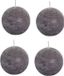 Spaas Bolkaars - 4 stuks - Taupe - 8 cm