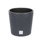 Prosperplast Rato Round Bloempot Buiten 25cm Antraciet