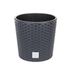 Prosperplast Rato Round Bloempot Buiten 25cm Antraciet