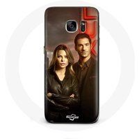Maniacase Hoesje voor Samsung Galaxy S6 Chloe Decker en Lucifer Morningstar