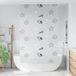 Maison Exclusive - Rideau de douche avec caisse intégrée, dimensions 140x240 cm, largeur du tissu 136 cm