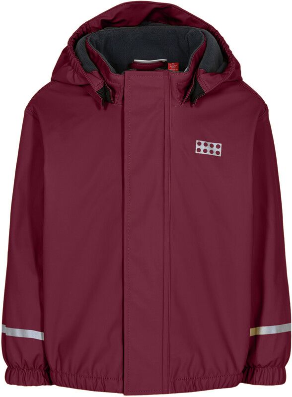 LEGO Wear Lwjunin 707 Regenjas - Kinderen - rood - Maat 86 - 2022