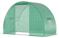 StarTech Folietunnelkas - Tunnelkas - PE-folie - Stalen frame - Rollende deuren en ramen - 1,5 x 3 x 2 meter - Olijfgroen