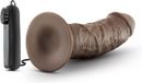 Dr. Skin - Dr. Joe Vibrator Met Zuignap 20 cm - Chocolate