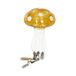 Pince champignon, verre, ocre