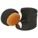 Fantasia Fantasiay, professionele foundationkwast in ronde doos met spiegel voor onderweg, foundationborstel voor vloeibare make-up, fijn synthetisch haar, zwart