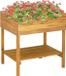 vidaXL Plantenbak verhoogd 78,5x58,5x78,5 cm massief acaciahout
