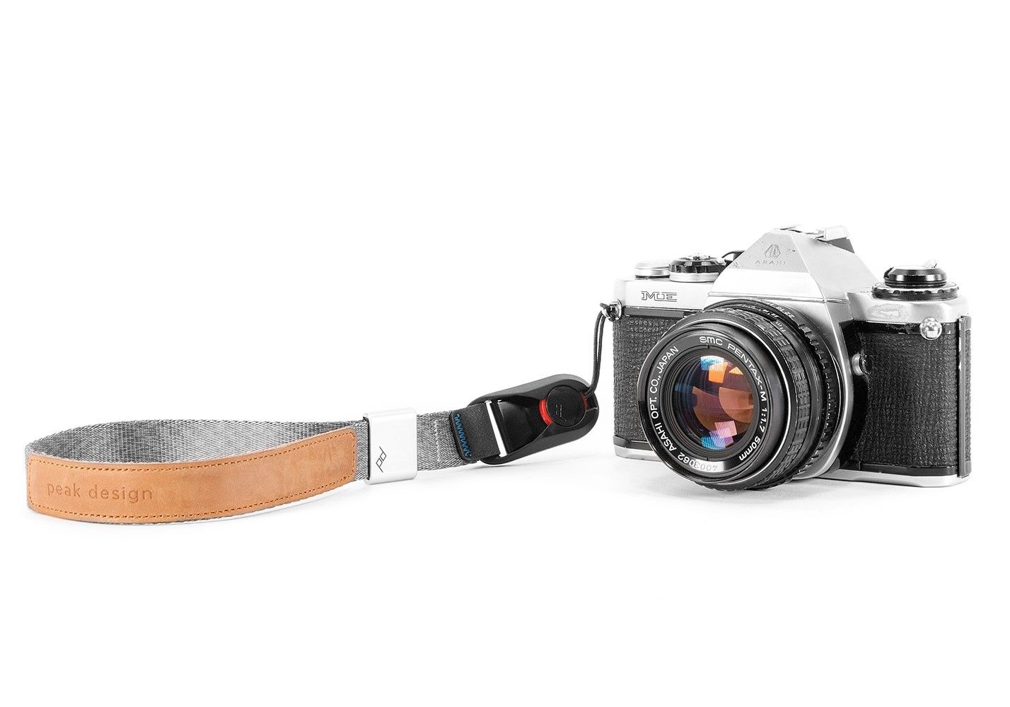 Peak Design Cuff - Grijs - Polsriem voor Digitale Camera - Aluminium, Leer, Nylon