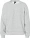 Pieces Sweatshirt PCCHILLI LOOSE FIT Light Grey Melange L