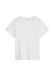 Marc O'Polo B01210051117 Dames T-shirt met discrete print, superzachte top van biologisch katoen met korte mouwen voor dames