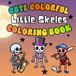 Cute Colorful Little Skeles Coloring Book for Kids