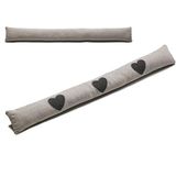 Lyvanas Tochtstopper - Tochtrol voor deuren - 90 cm - Windstopper deur - Extra dicht - Om energie te besparen - Beschermende universele energiebesparende tochtstopper - Voor ramen en deuren