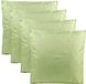 Anna's Collection Coussins d'extérieur ou de jardin - 4x - vert menthe - 60 x 60 cm - intérieur/extérieur - coussins de siège pour banc de jardin
