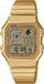 Casio Heren-/Dameshorloge, goudkleurig, model Casio-A130WEG-9AEF
