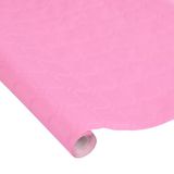 Homéa Vitamine tafelkleed van damastpapier, 1,18 x 5 m, roze