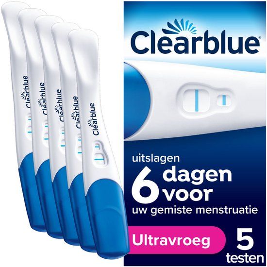 Clearblue Zwangerschapstest - Ultravroege Detectie - 5 testen