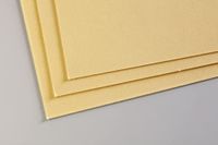 Clairefontaine 696022C Pakket Pastelmat Papier - 5 Vellen Speciaal Karton voor Droge Pastels - A3 29,7x42 cm 360g - Boterbloemgeel