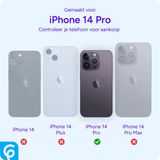 Selected by GSMpunt.nl Hoesje Geschikt voor Apple iPhone 14 Pro - Compatibel met MagSafe - Hard Back Cover met Magneet - Transparant