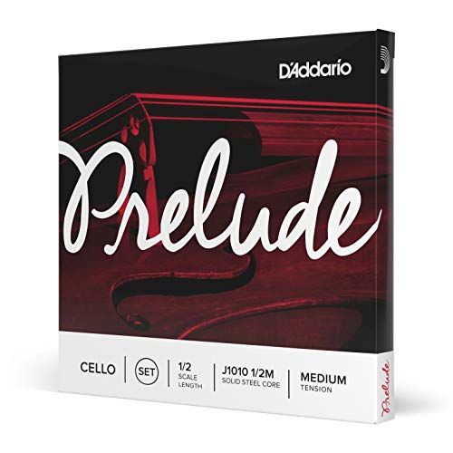 D'Addario J1010 1/2M Prelude Cello String Set - 1/2 Size - Medium Tension