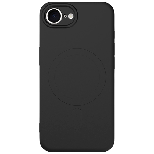 Just in Case Premium Liquid Color TPU Back Cover Zwart Magnetisch Apple iPhone 16e