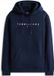 Tommy Jeans TJM Reg Linear Logo Hoodie Ext DM0DM20746 C3Q Dark Night Navy/Sweet Blue Mannen Maat - S