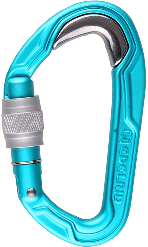 Edelrid Edelrid Bulletproof Screw II Karabijnhaak, turquoise