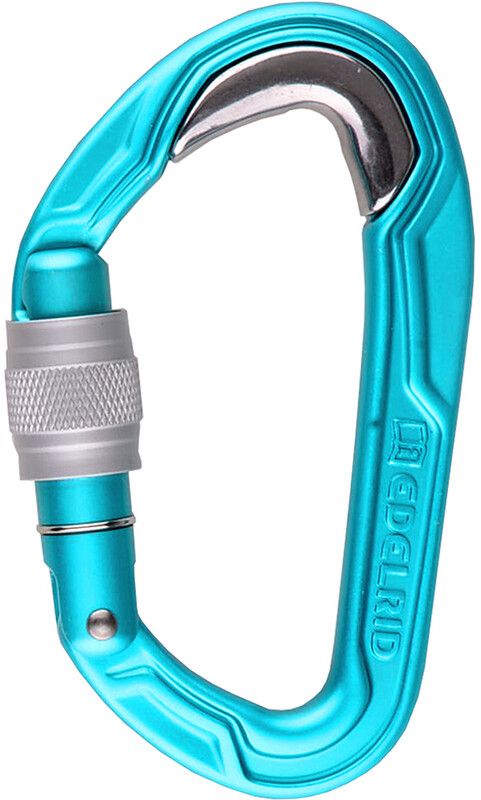 Edelrid Bulletproof Screw II Karabijnhaak - Turquoise