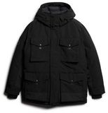 Superdry Everest Tactical Parka Heren Zwart XXXL