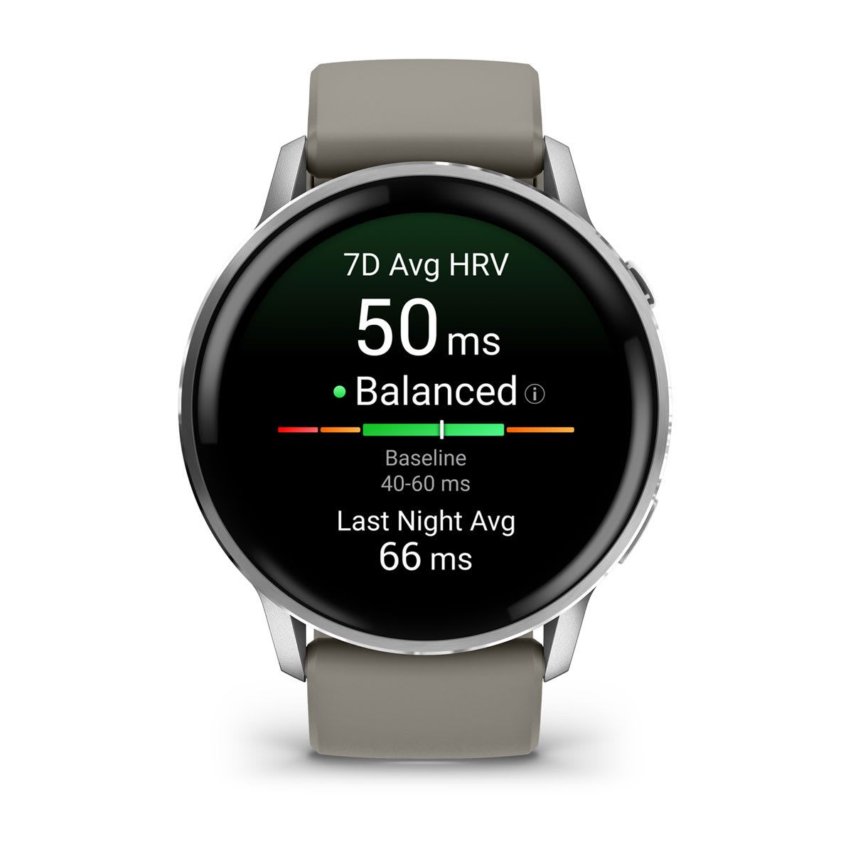 Garmin Venu 4 Smartwatch - 45mm, AMOLED, GPS, Silver