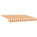Maison Exclusive - Pare-soleil électrique, 3,5 x 2,5 m, rayé jaune-orange