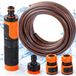 DivoDV Tuyau d'arrosage 15m 1/2" 4-couches renforcé avec pomme d'arrosage et raccords