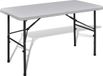 vidaXL Klaptafel voor buiten 122 cm HDPE wit