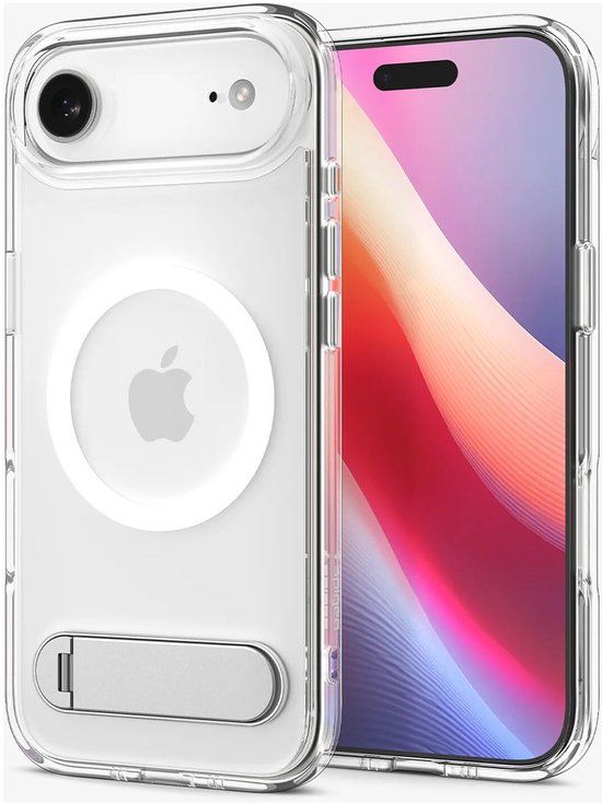 Spigen Ultra Hybrid S MagFit Apple iPhone Air Hoesje Transparant Wit