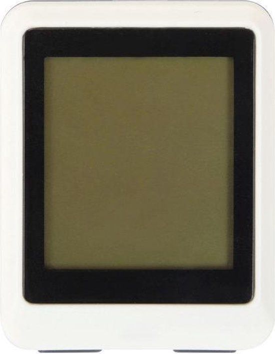 Dresco Fietscomputer - Draadloos - 12 functies - Wit